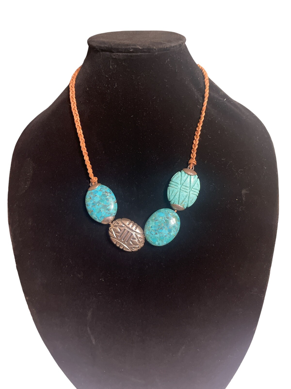 Silpada Sterling Silver Turquoise Magnesite Turks & Caicos Necklace N2859