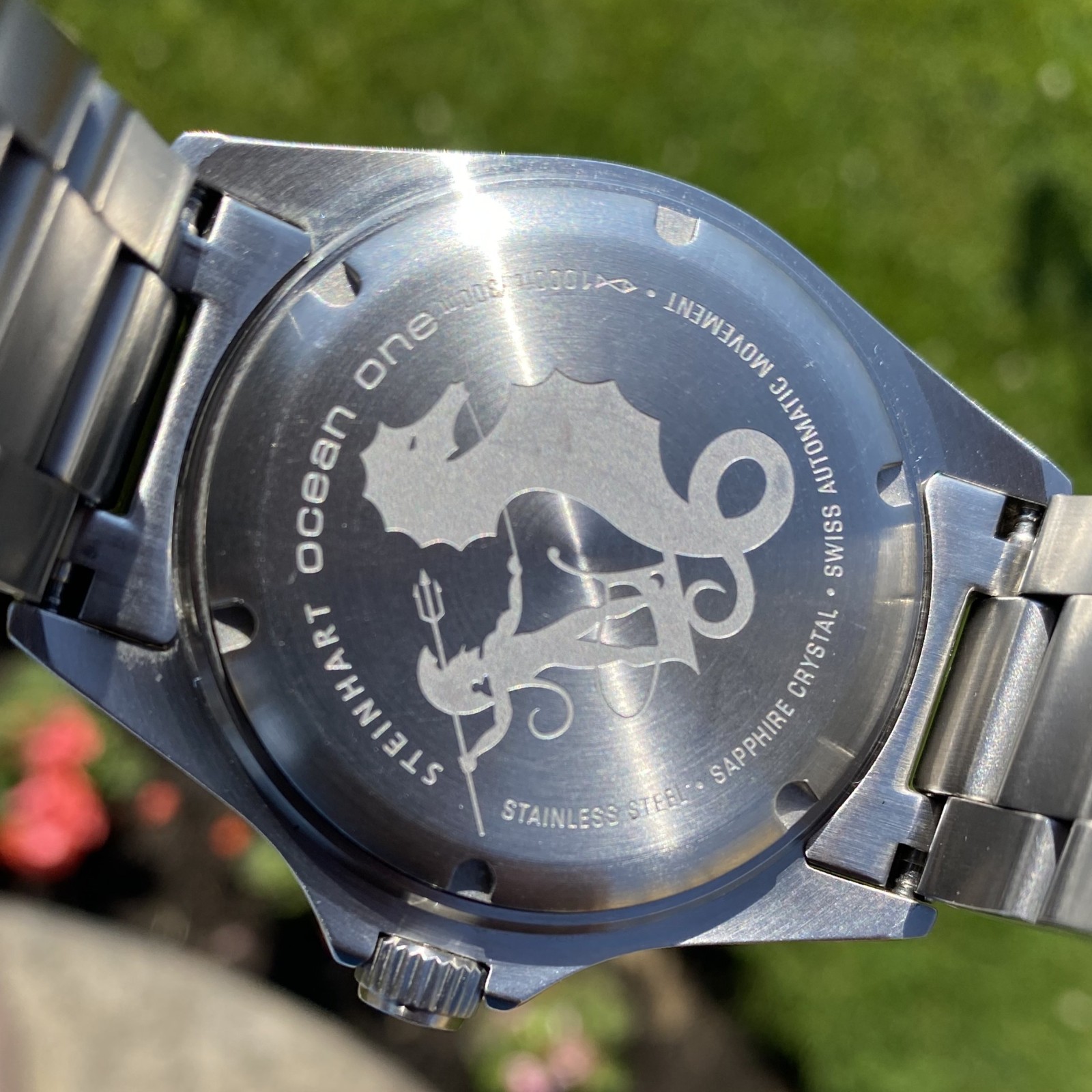 Steinhart Ocean One Vintage Military OVM Black Automatic Diver Watch 42mm