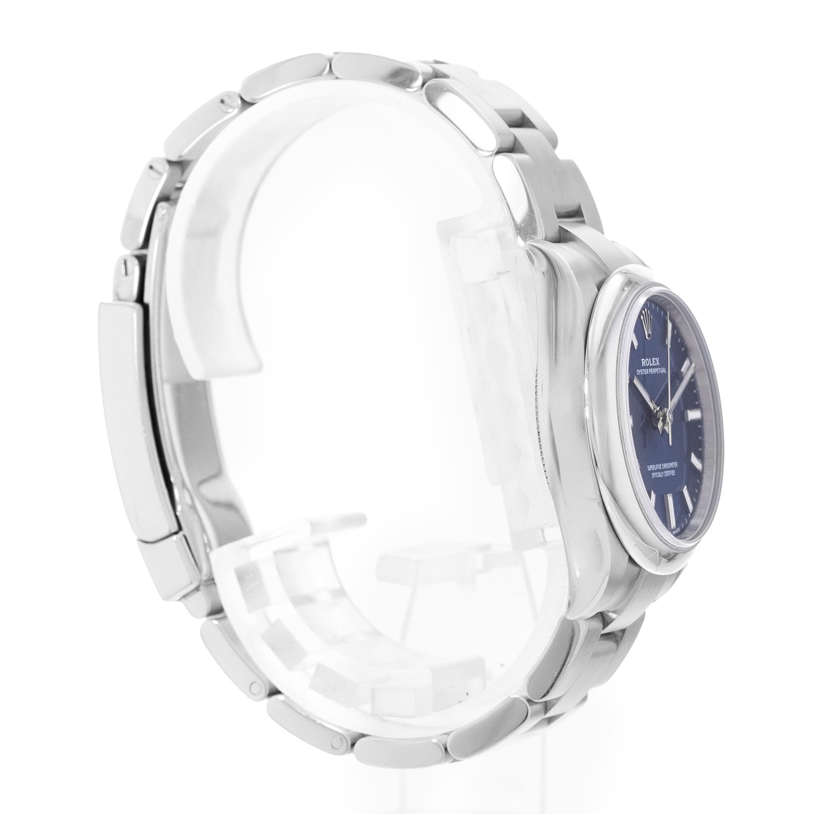 Rolex Oyster Perpetual 31 277200 Blue Dial Steel Automatic Mens Watch Card