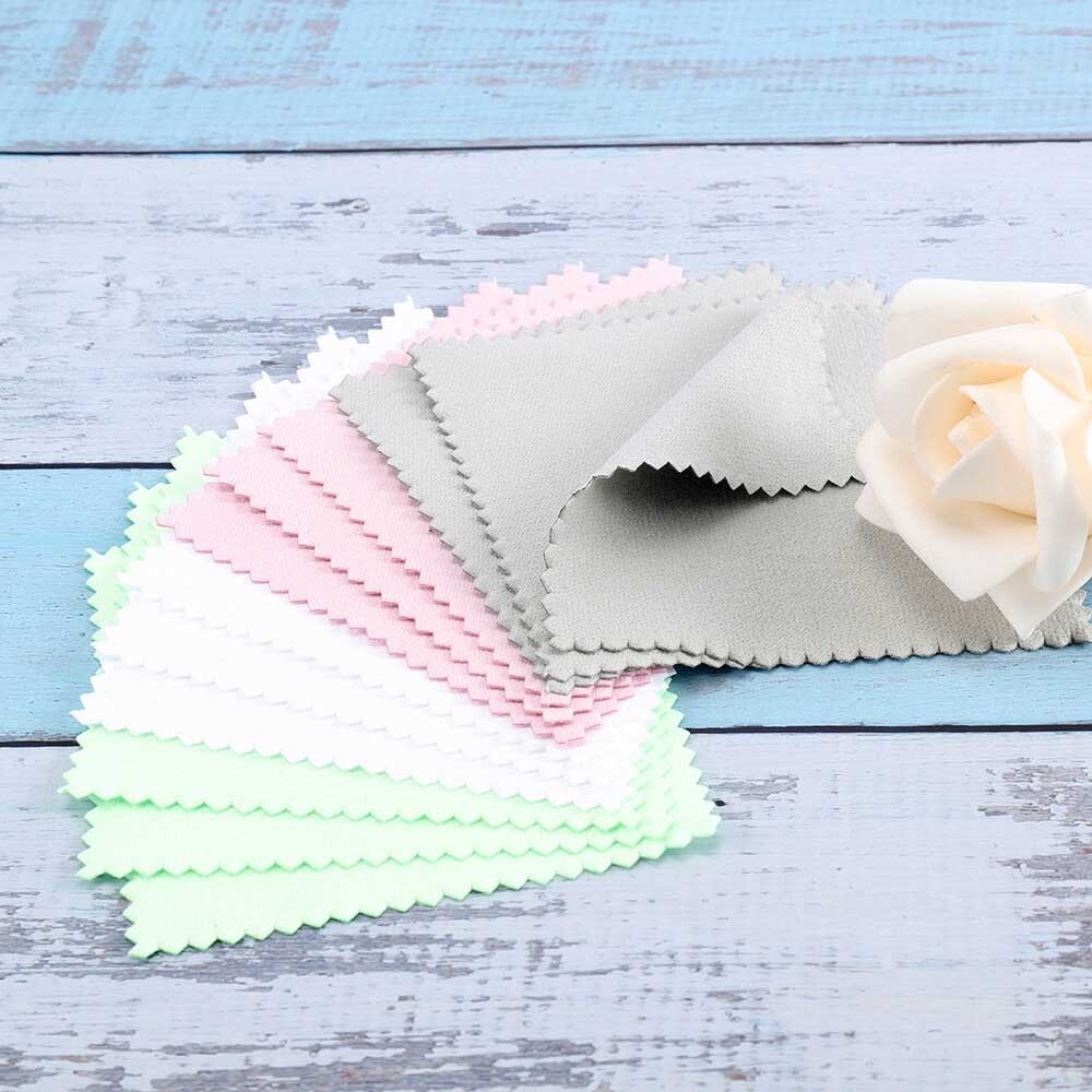 100/200x Silver,Gold,Platinum Jewelry Cleaning and Polishing Cloth USA SHIPPING