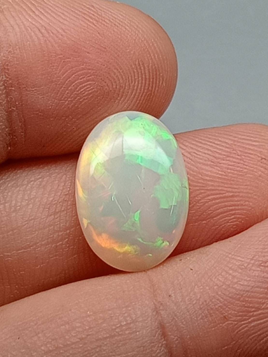 💎 100% Natural Ethiopian Opal – 8.75 🌈 Strong Multi-Color Play of Fire ✨