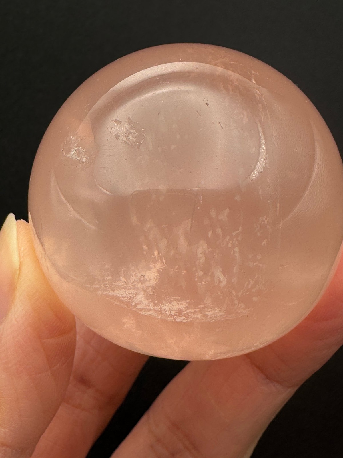 Rose Quartz Sphere for Love Harmony and SelfCare