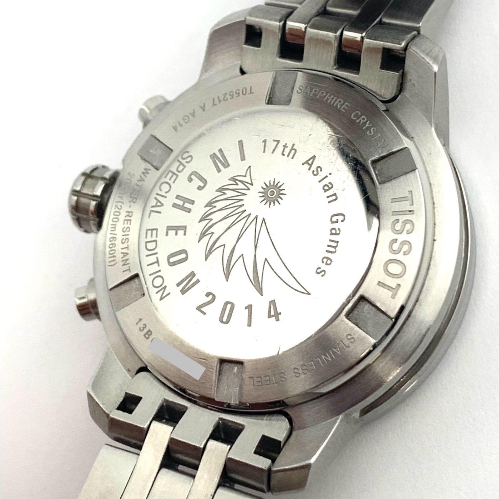 Used TISSOT Incheon 2014 Special Edition T055217 limited edition wristwatch unis