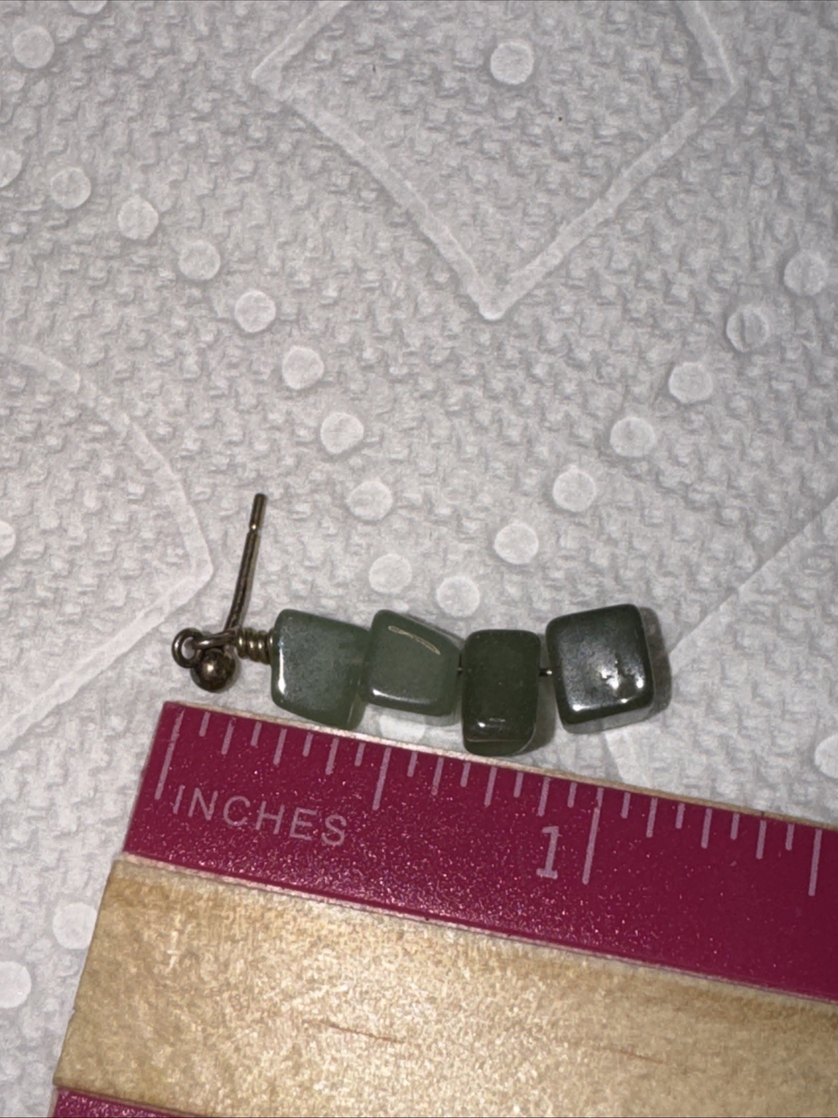 Handmade Natural Jade Modern Style simple Elegant Design Earrings