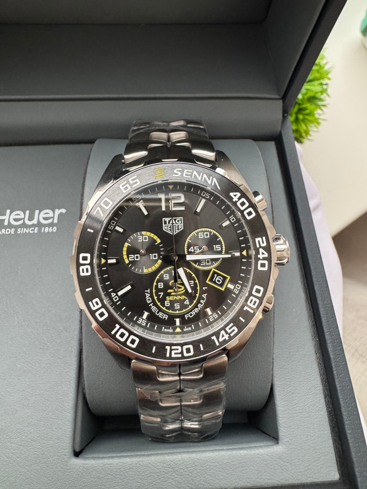 TAG HEUER Formula 1 Ayrton Senna Chronograph Quartz Men’s CAZ101AF