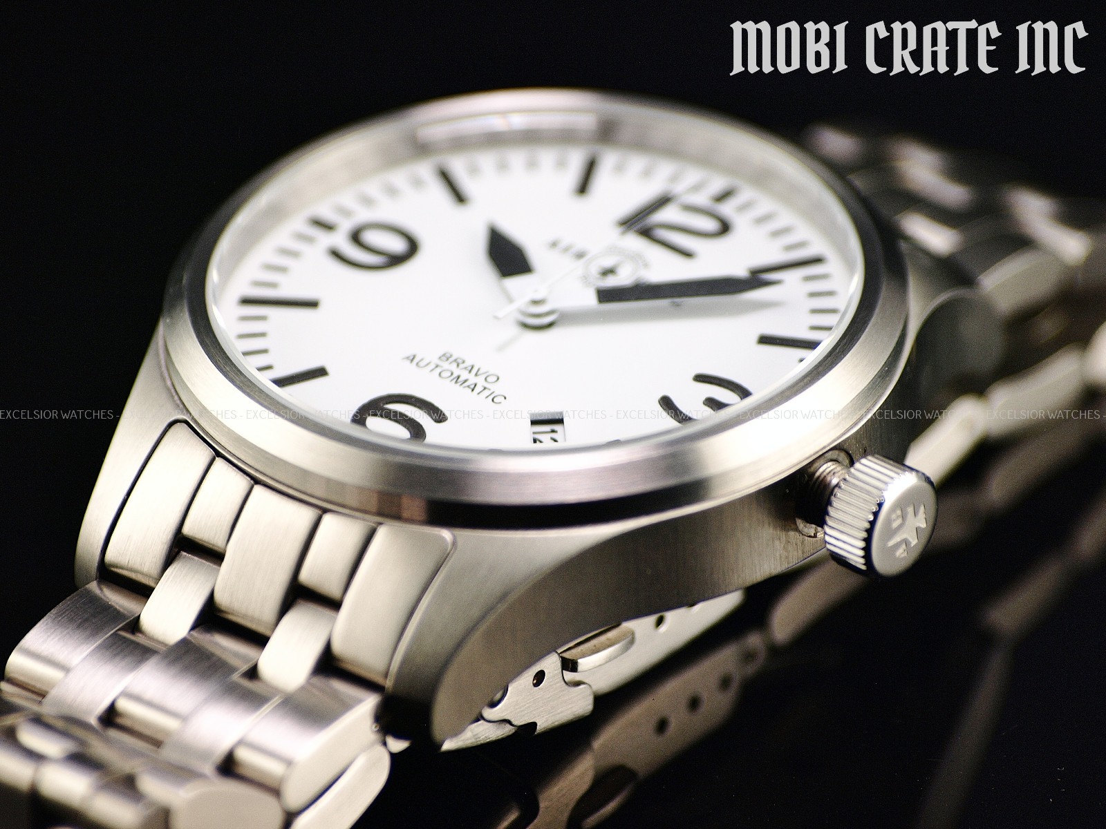 Rare Air Blue By Deep Blue Men’s 44mm BRAVO Automatic Sapphire SS Watch