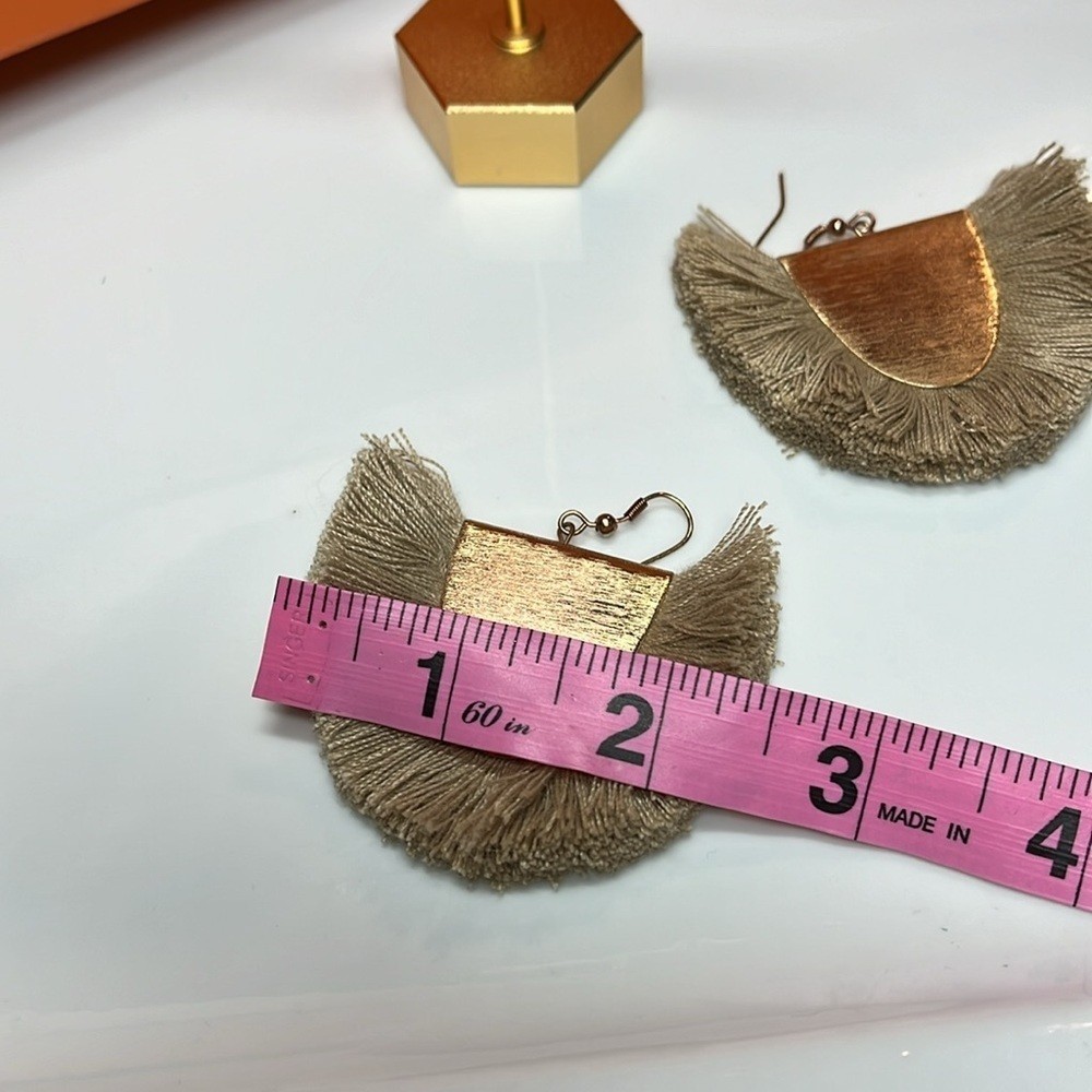 FRINGE STATEMENT EARRINGS