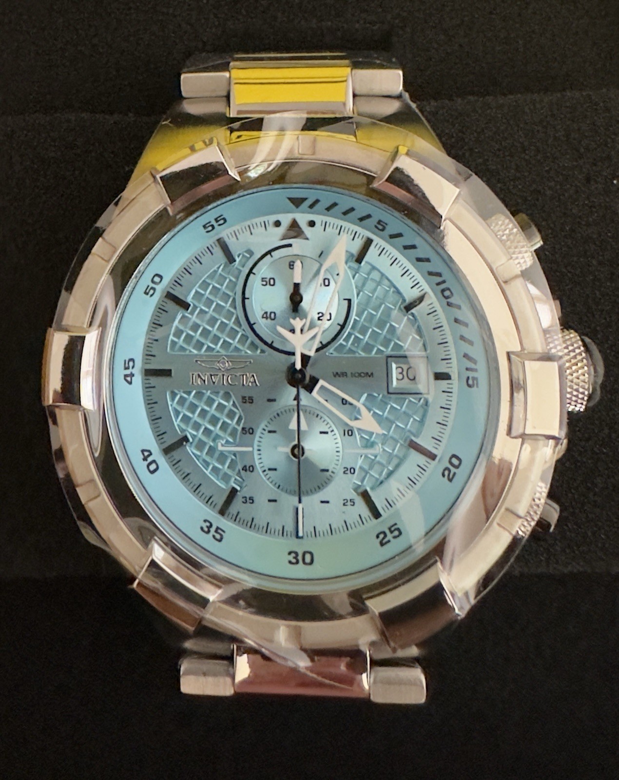 🔥Invicta Aviator Falcon 50.5mm Men’s Watch, Steel Blue 49252