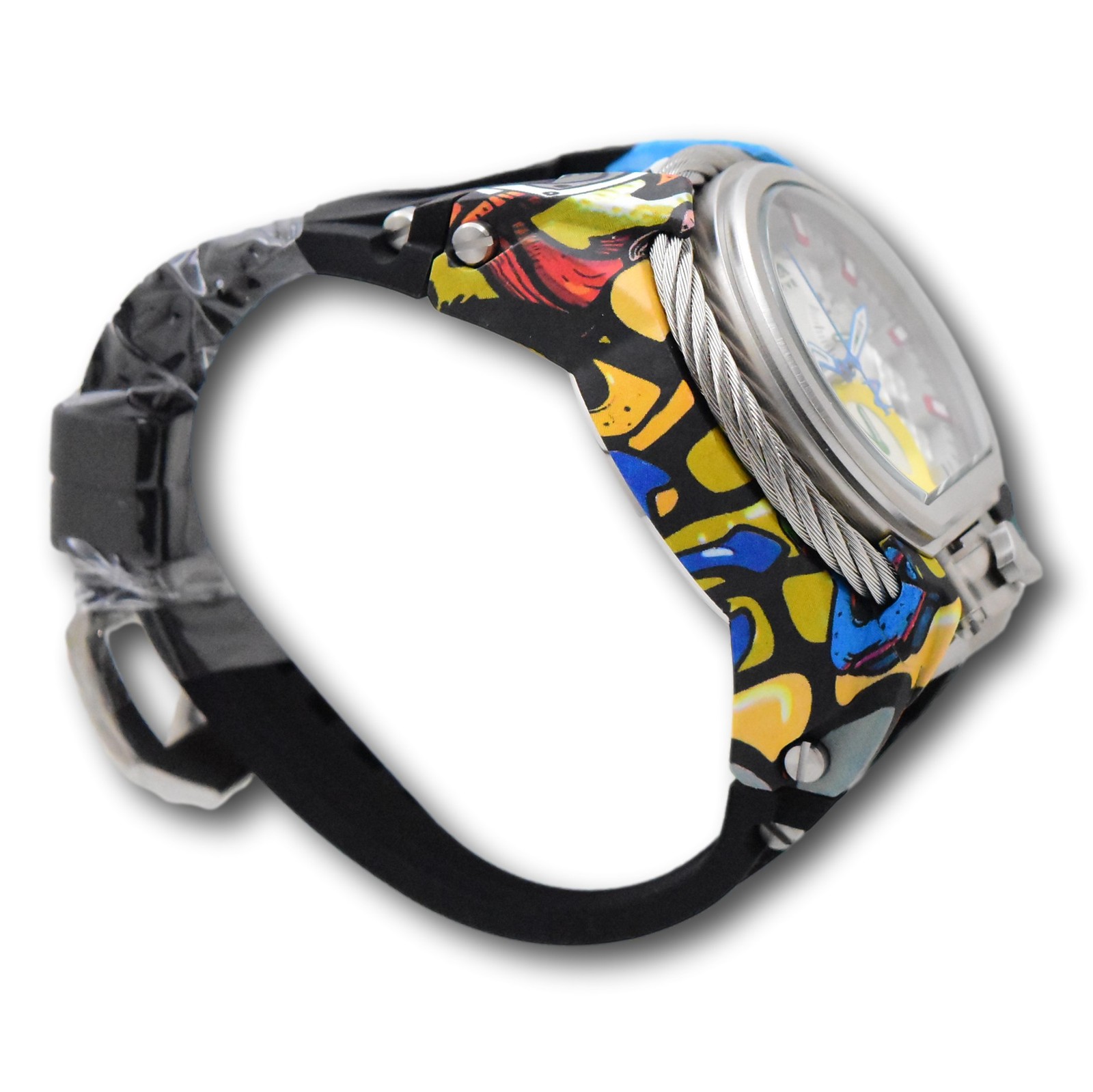 Invicta Reserve Bolt Zeus Magnum 52mm Graffiti Hydroplated Chrono Watch 32803