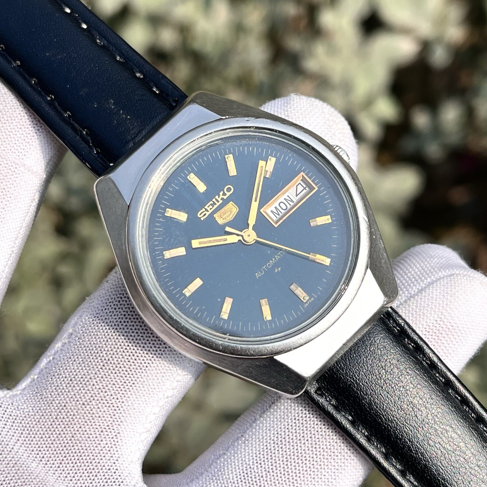 Vintage Seiko 5 Automatic Dress Formal Japan Made Men’s Watch 6310-8130