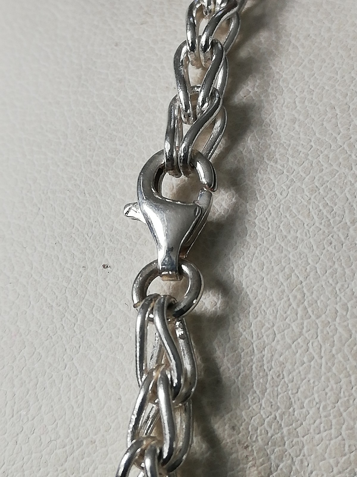 .925 Solid Silver Bizantine Bracelet Biker Gothic Men’s New.