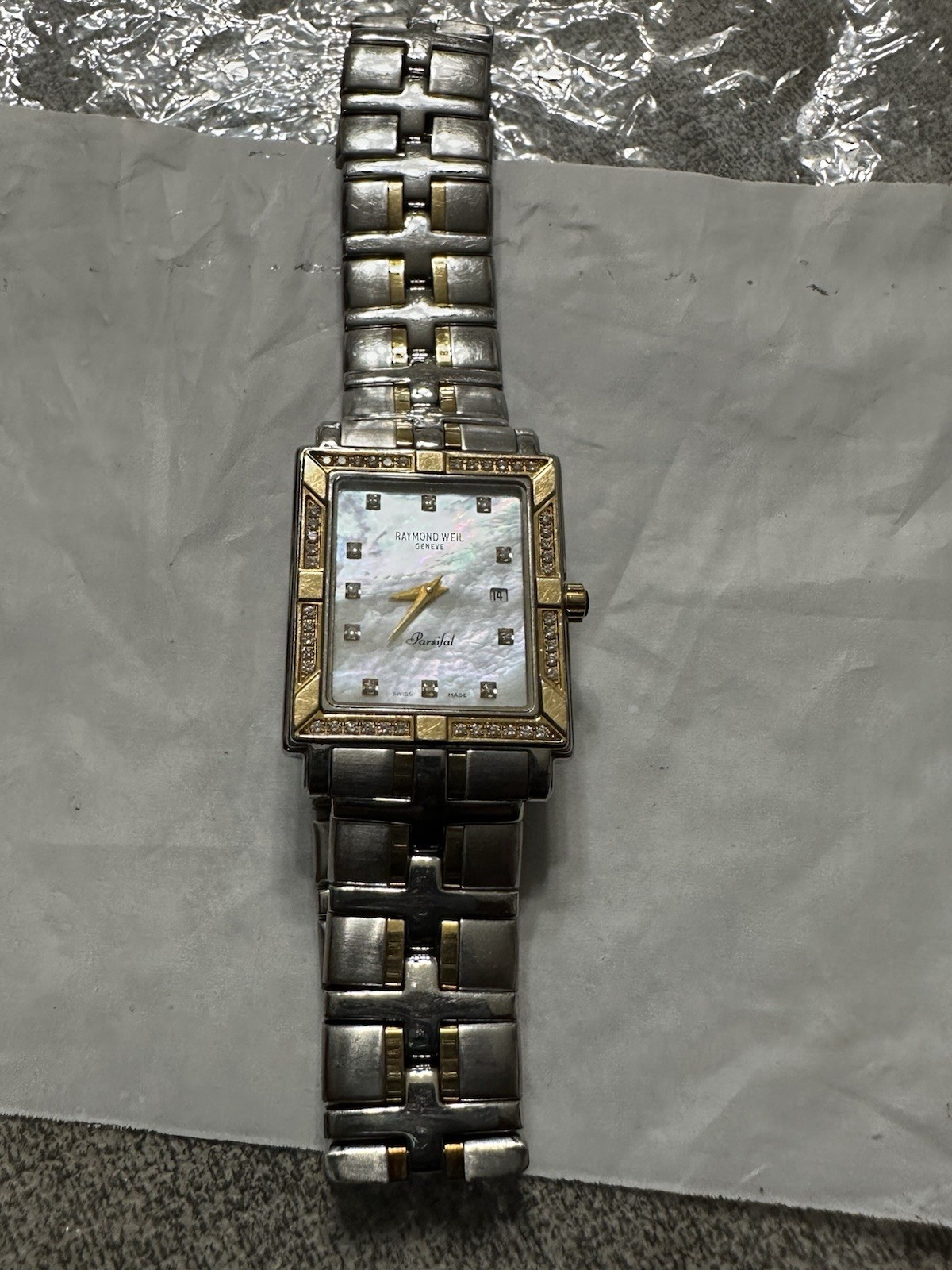 Raymond weil mens watch Parsifal Gold & Diamond