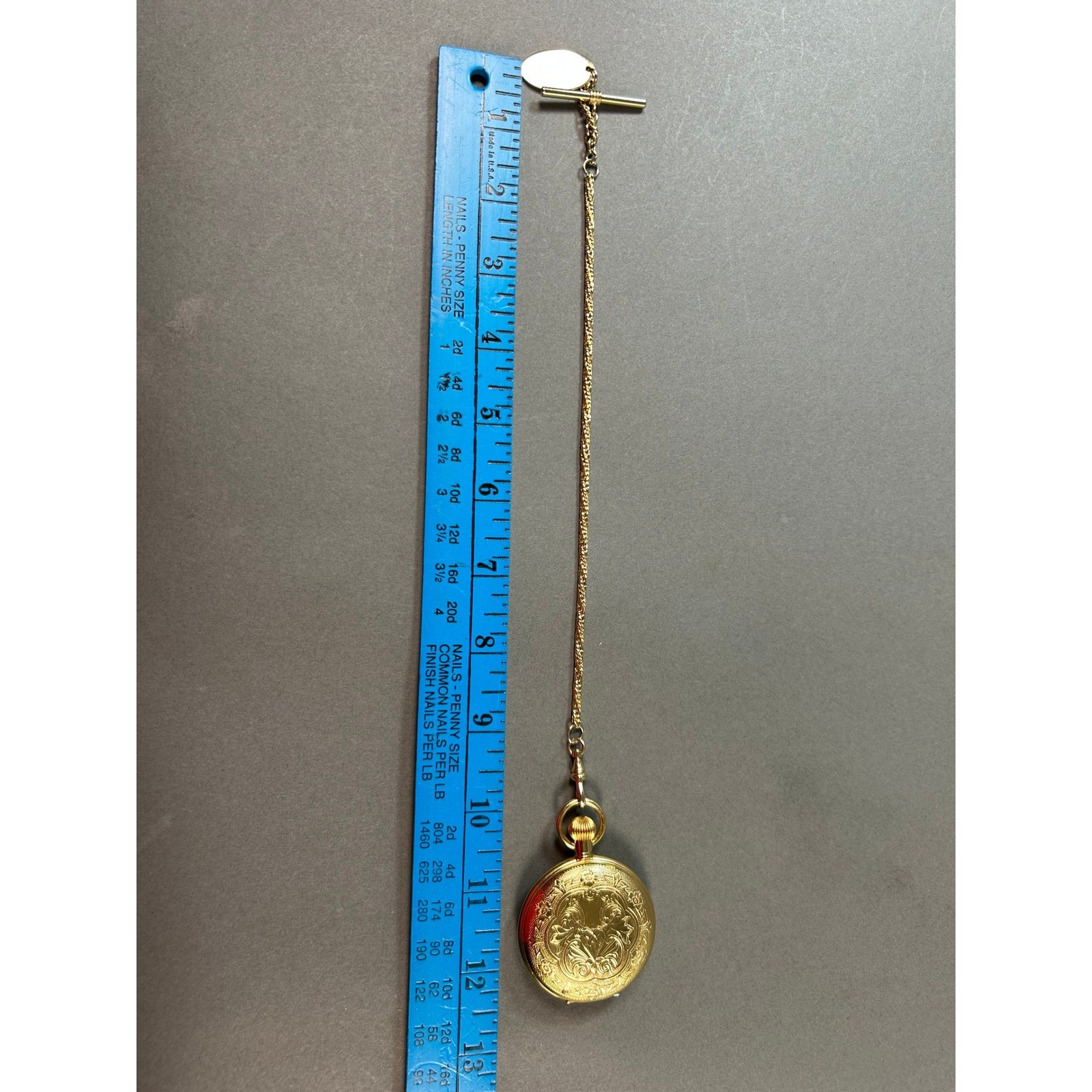 Vtg. Colibri Swiss Made Pocket Watch Hunter Case Roman Numeral Hadley Untested
