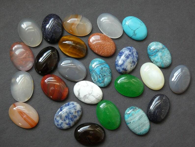 AA++ Natural Mix Gemstone Cabochon Loose Gemstone Wholesale Lot