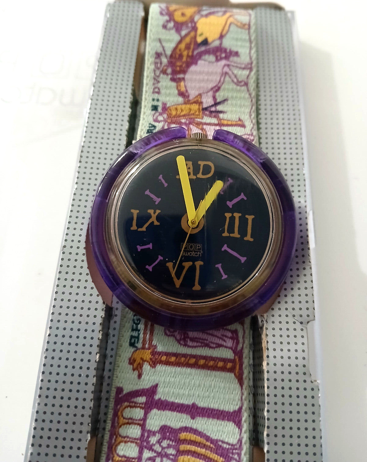 Swatch Pop 1992 PWK170 Lancelot Vintage Watch Rare