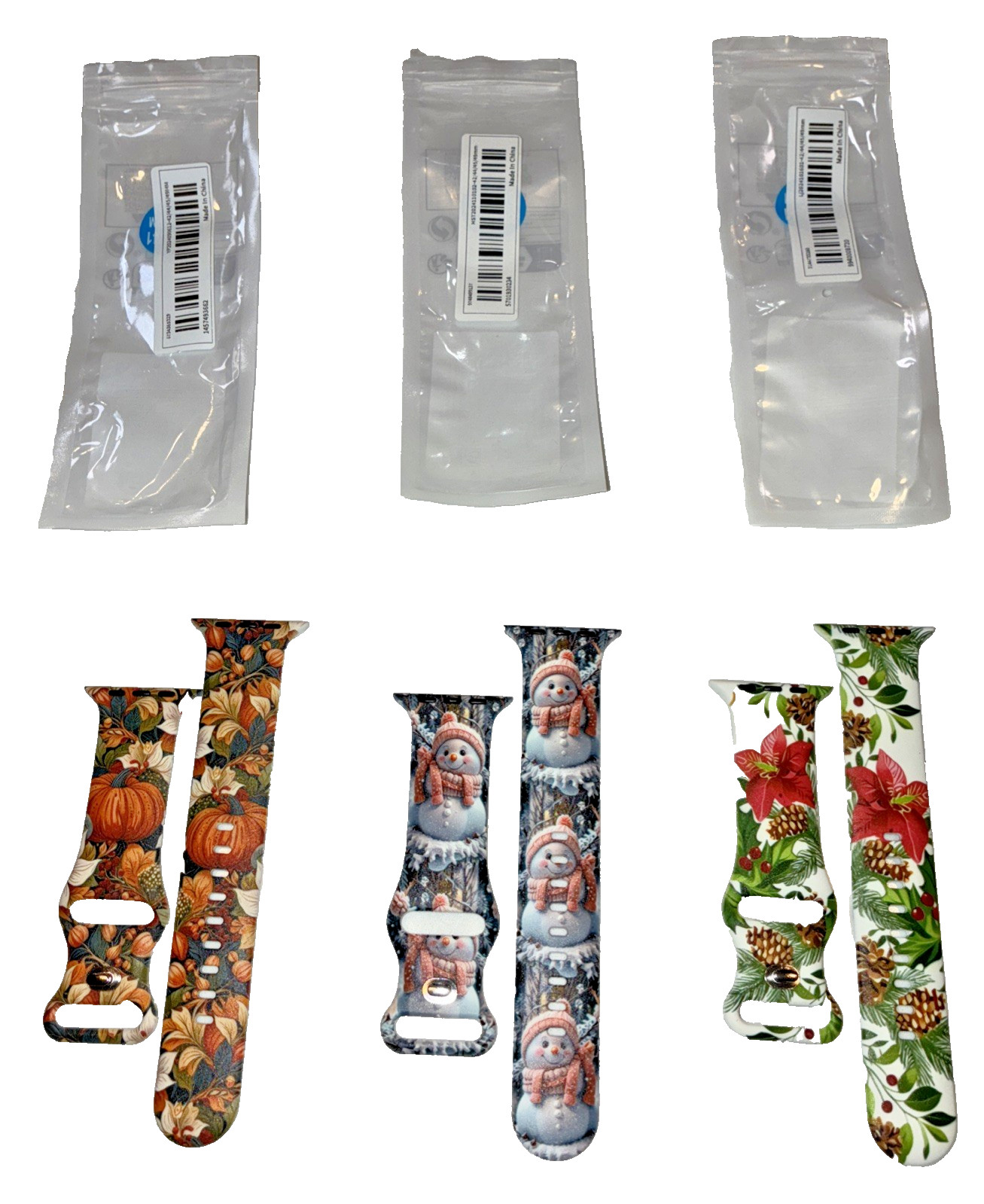 New Christmas Fall Apple Watch Band 38mm 40mm 41mm 3-Pack
