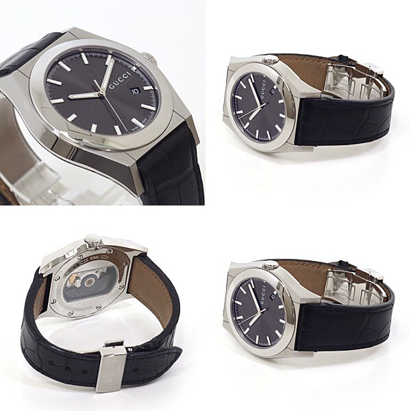 Gucci 115XL Pantheon Automatic YA115203 Automatic 44mm Black Date Men’s Watch
