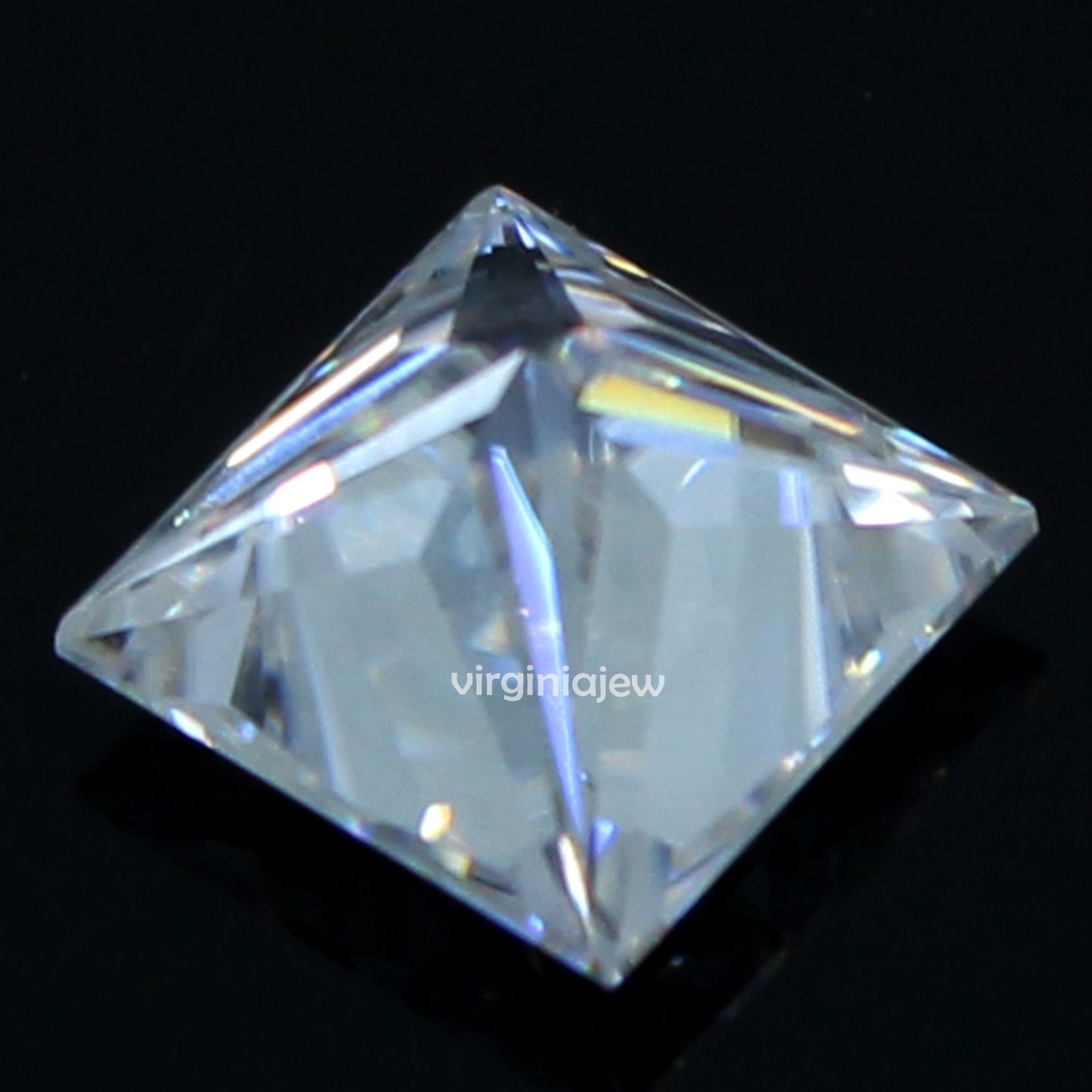 Natural 1.75 Ct DE Color VVS1 Excellent Cut 7.00 MM Princess Loose White Diamond