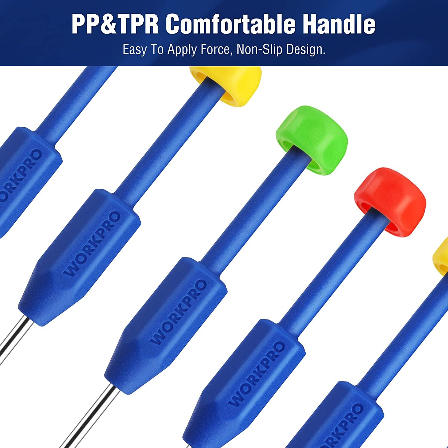WORKPRO 10-Piece Precision Screwdriver Set with Case Non-Slip Grip Magnetic NEW