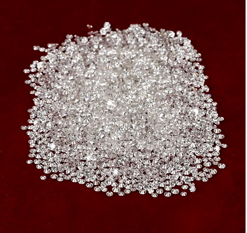 Loose Lab-Grown CVD Diamond LOT 0.70 MM D Color IF CLEARITY 500 PCS Certified