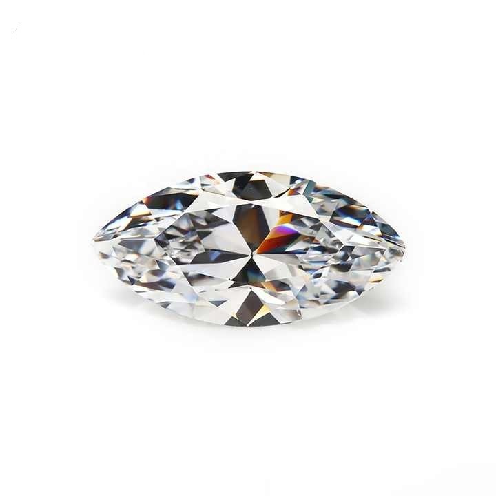 Cubic Zirconia Fine Cut Lab Created Marquise Loose Gemstone For Assorted Jewelry