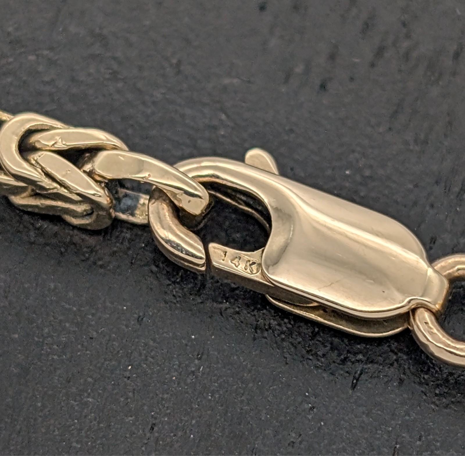 King Chain Yellow Gold Chain 585/14K – 26.40g – Necklace 46.50cm Link Chain N205