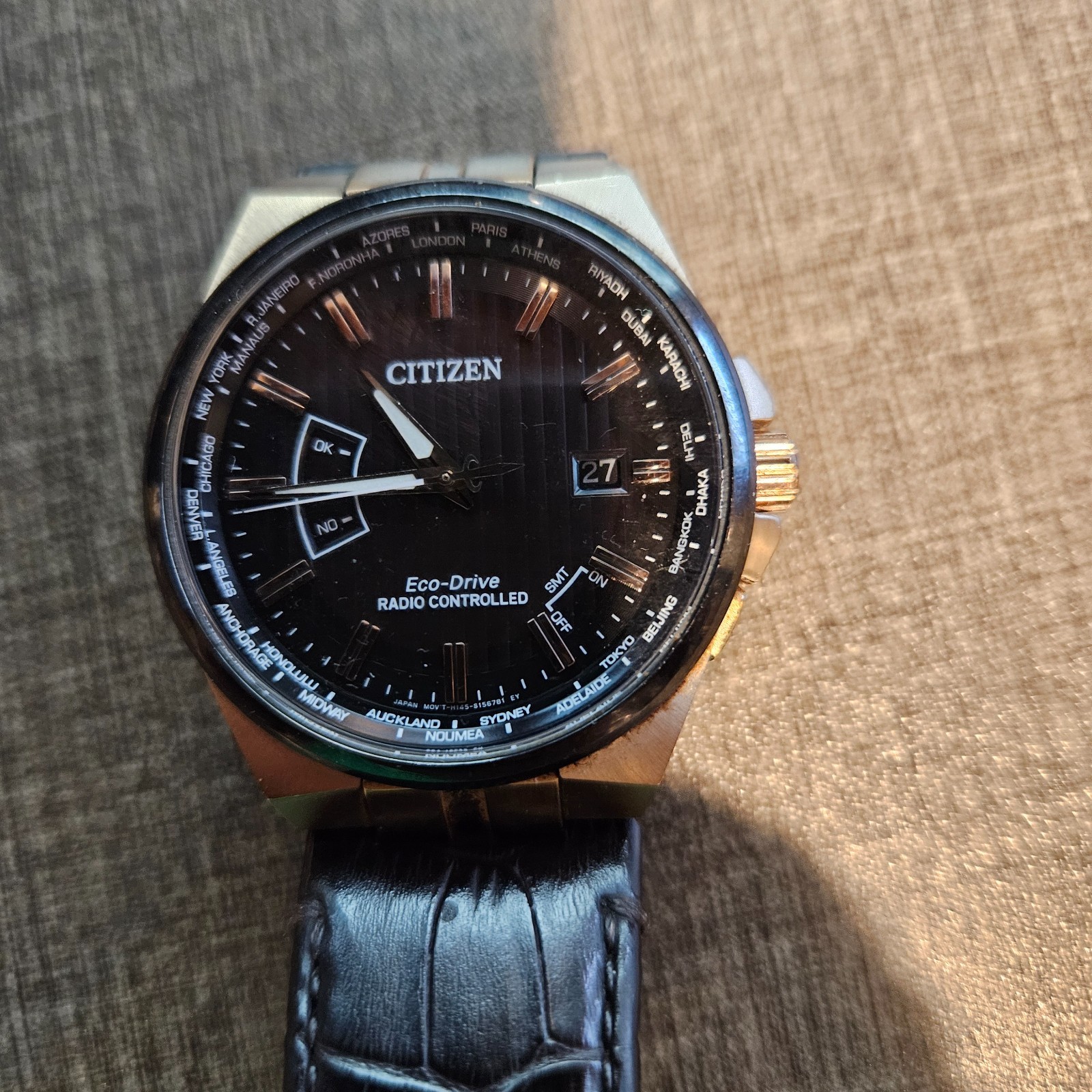 H145-S113971 CITIZEN ECO-DRIVE RADIO CONTROLLED WATCH