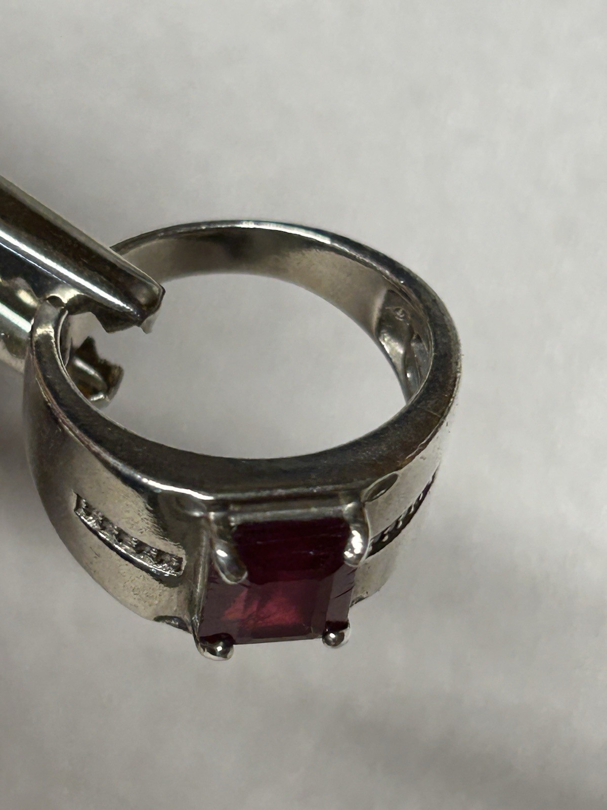 Designer Bangkok Ratnaraj Jewelers 925 Ring Band Size 9-9.5, 8.56g