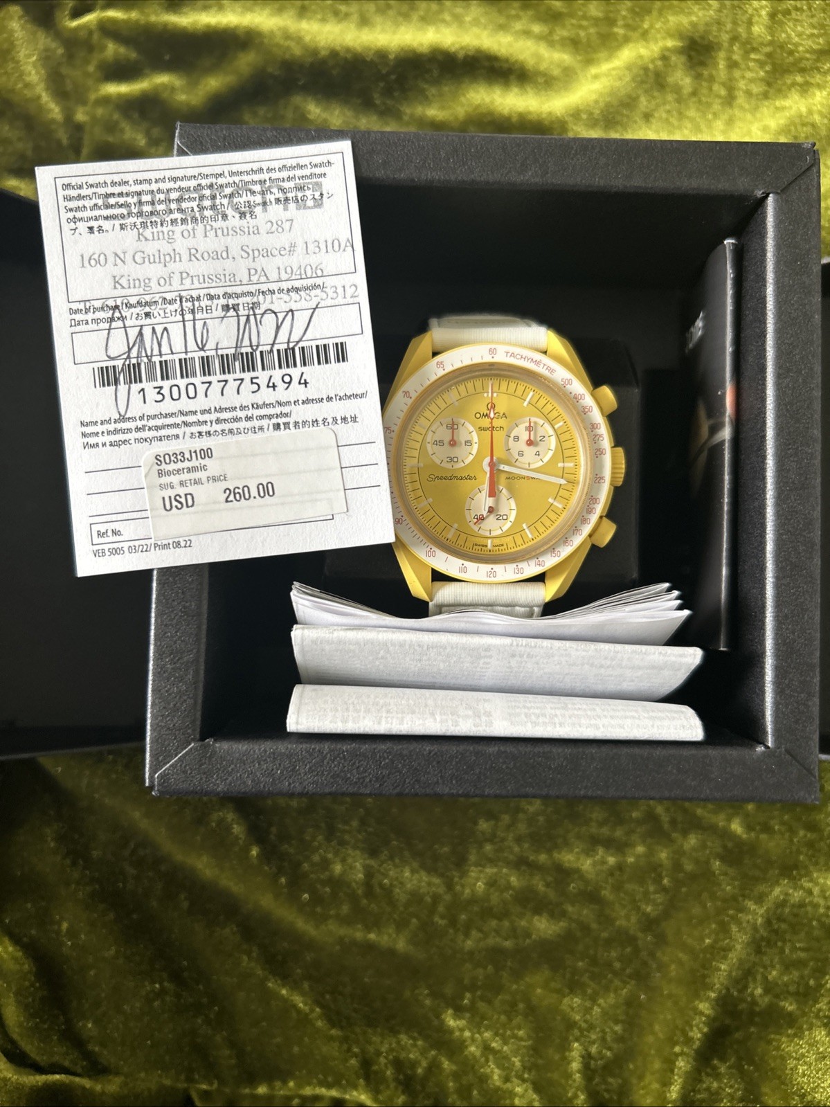 Omega X Swatch Bioceramic Moonswatch Full Collection (11 Watches) 100% Authentic