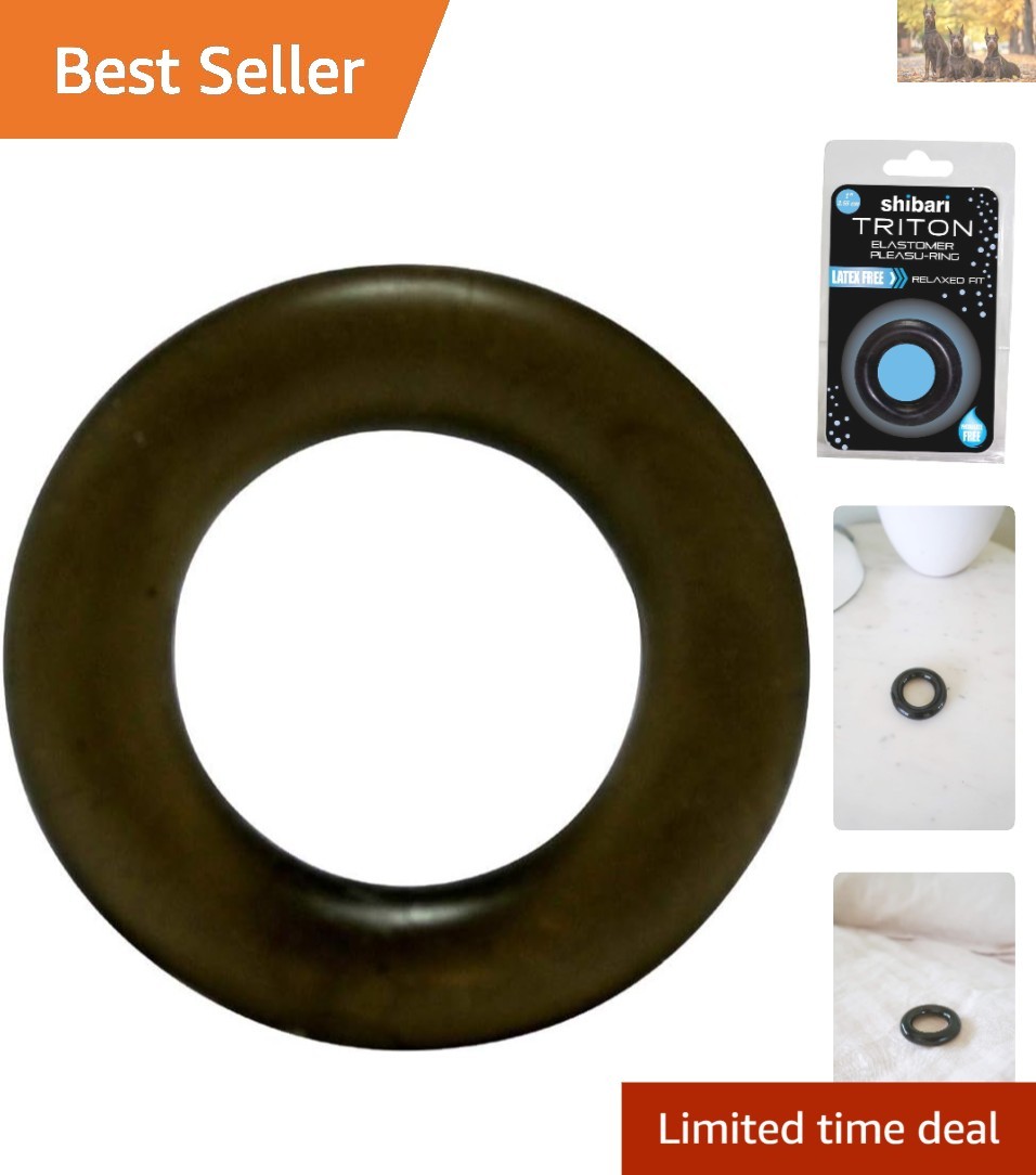 Phthalate-Free Black Elastomer Ring for Prolonged Comfort & Enjoyment