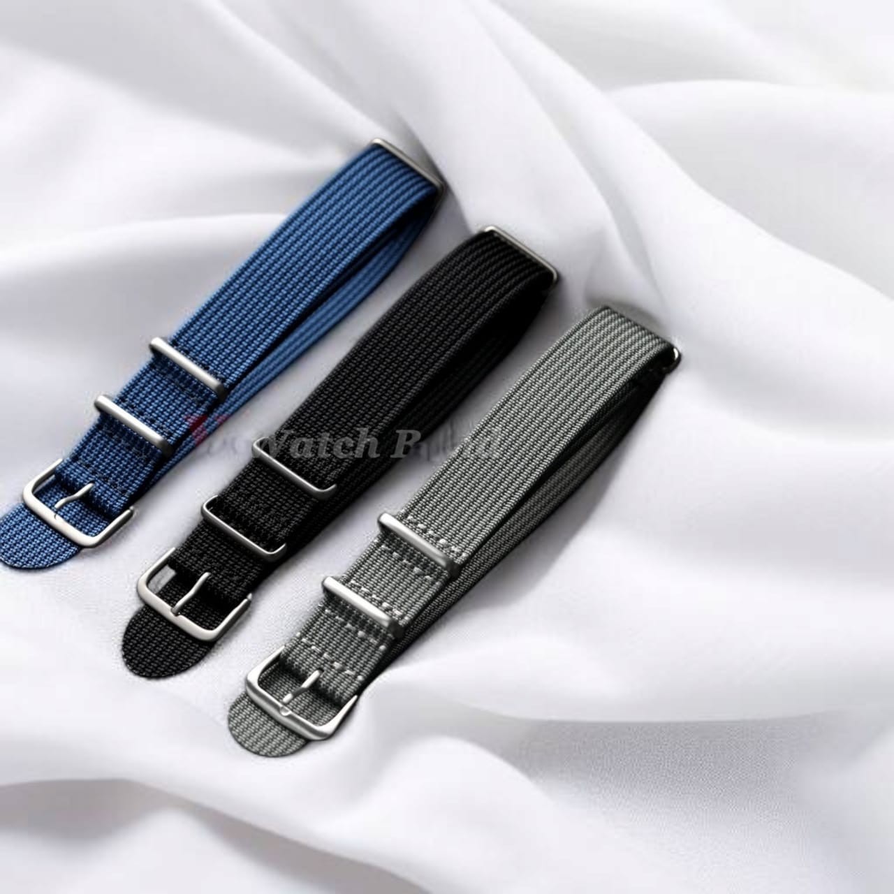 Correa de Nylon Acanalado 18/20/22mm para Reloj Militar Unisex – Pulsera Resiste