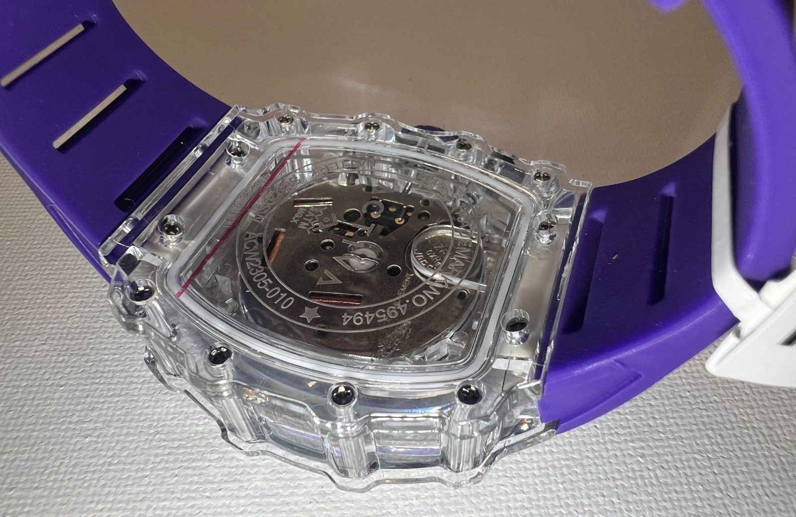 Activa X Invicta Men’s Watch | Skeleton Dial | 44.3mm | Purple | ACW2305-010