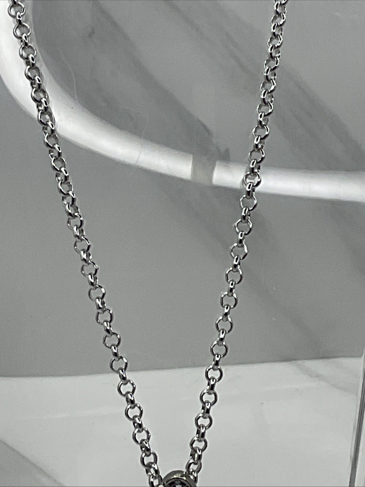 Vivienne Westwood Vintage Large Bas Relief Orb Necklace, 40cm Chain, Orb 6 X 4cm