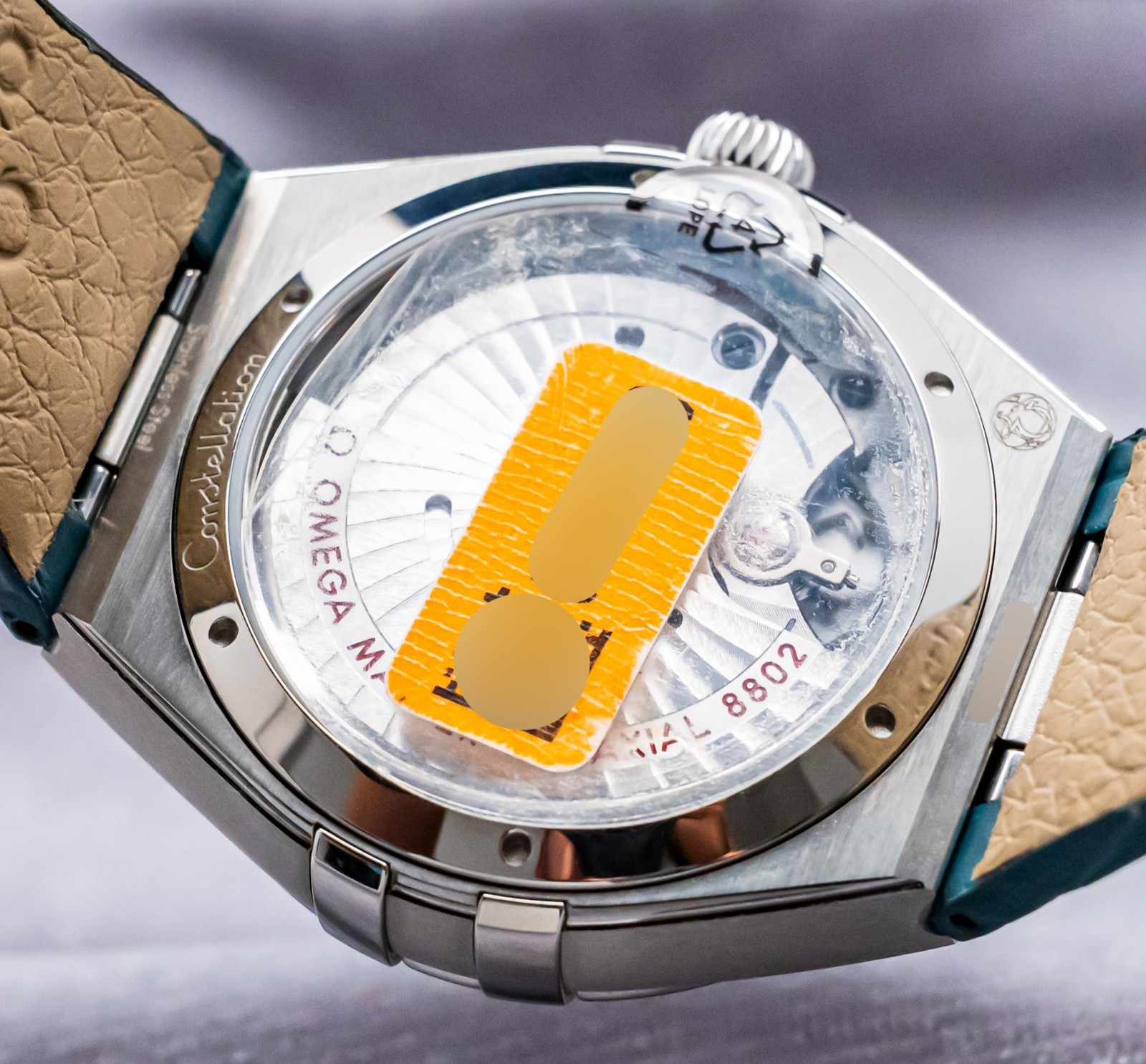 Omega Constellation 34mm Peacock Blue Diamond Dial eBay Live 131.13.34.20.53.001