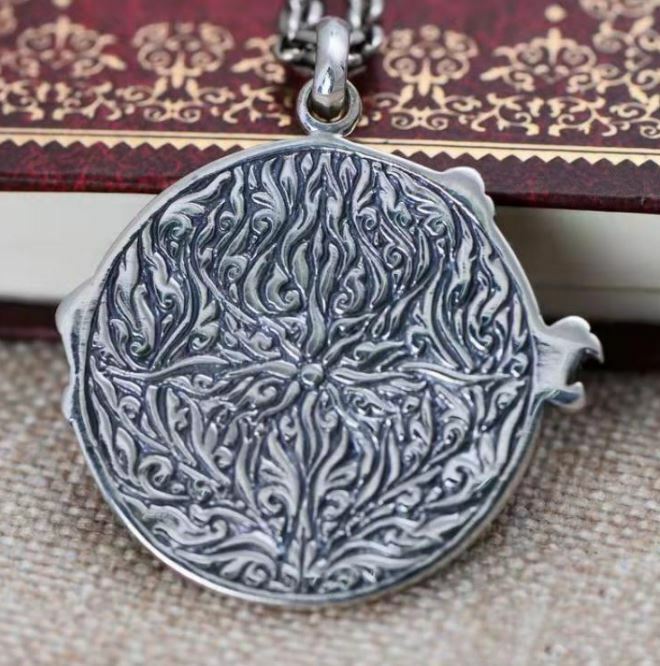 Mens Steel Protection Dragon Tiger Yin Ying Yang Pendant Necklace Men
