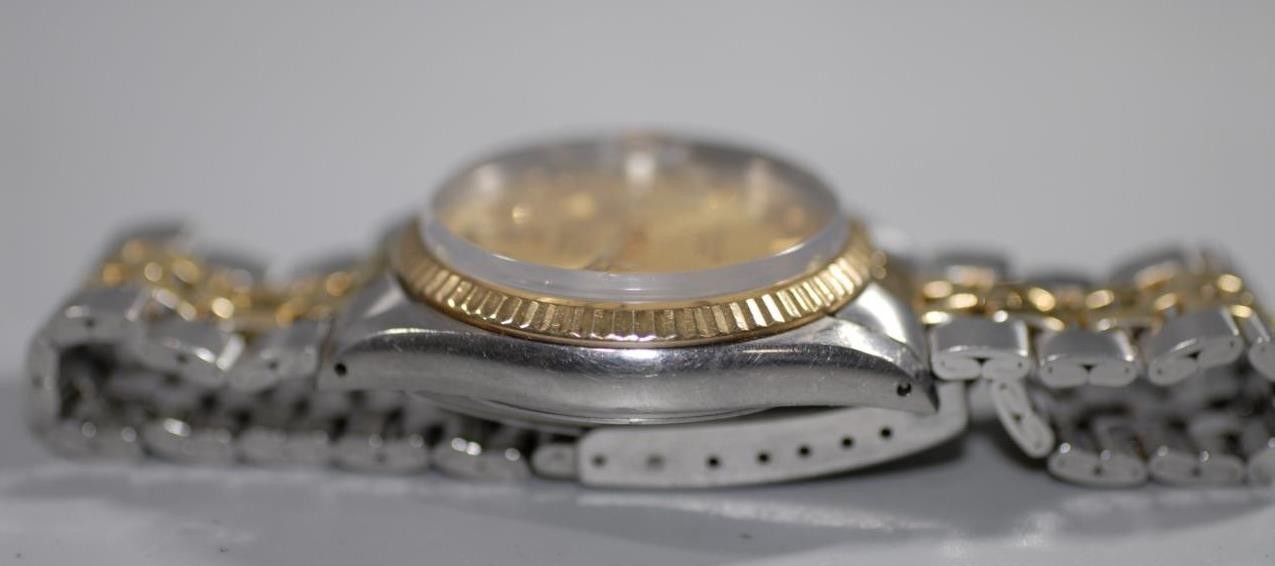 Rolex Tudor Oyster Prince Date-Day 18K Gold Bezel 94613 Daydate 36mm Watch Ex+!