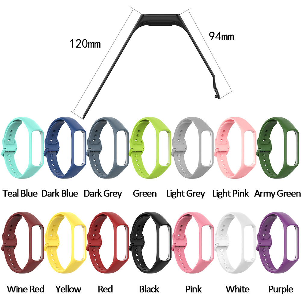 Sport Silicone For Samsung Galaxy Fit 2 SM-R220 Watch Band Replacement Straps UK
