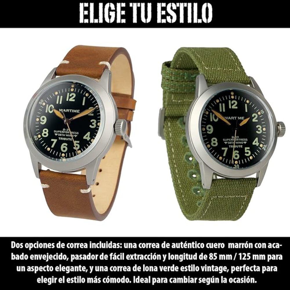Wartime A-11 Military Aviator Watch WWII Limited Edition Collector 500 Units