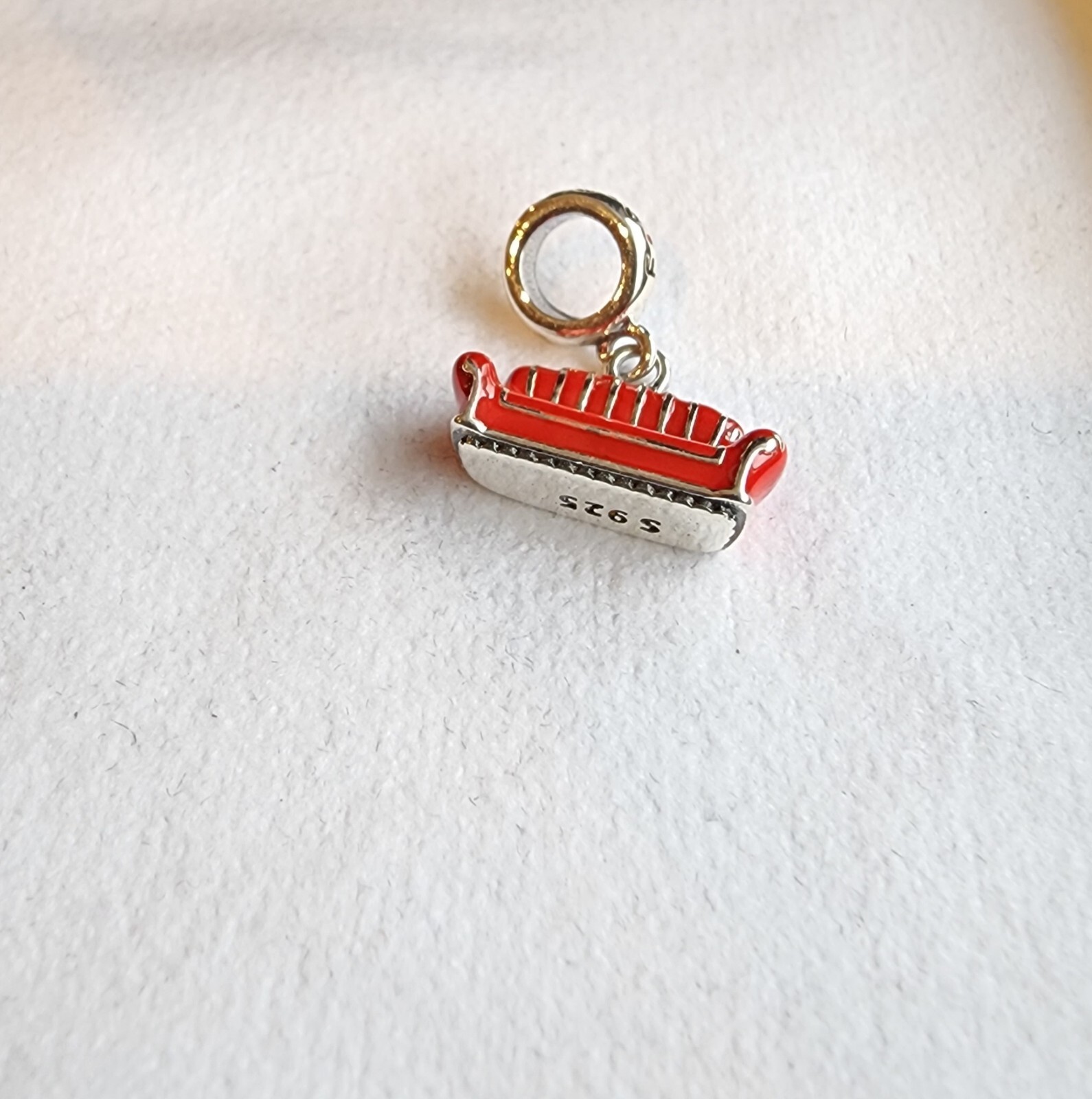 New Friends TV show sofa silver dangle charm for jewelry bracelet