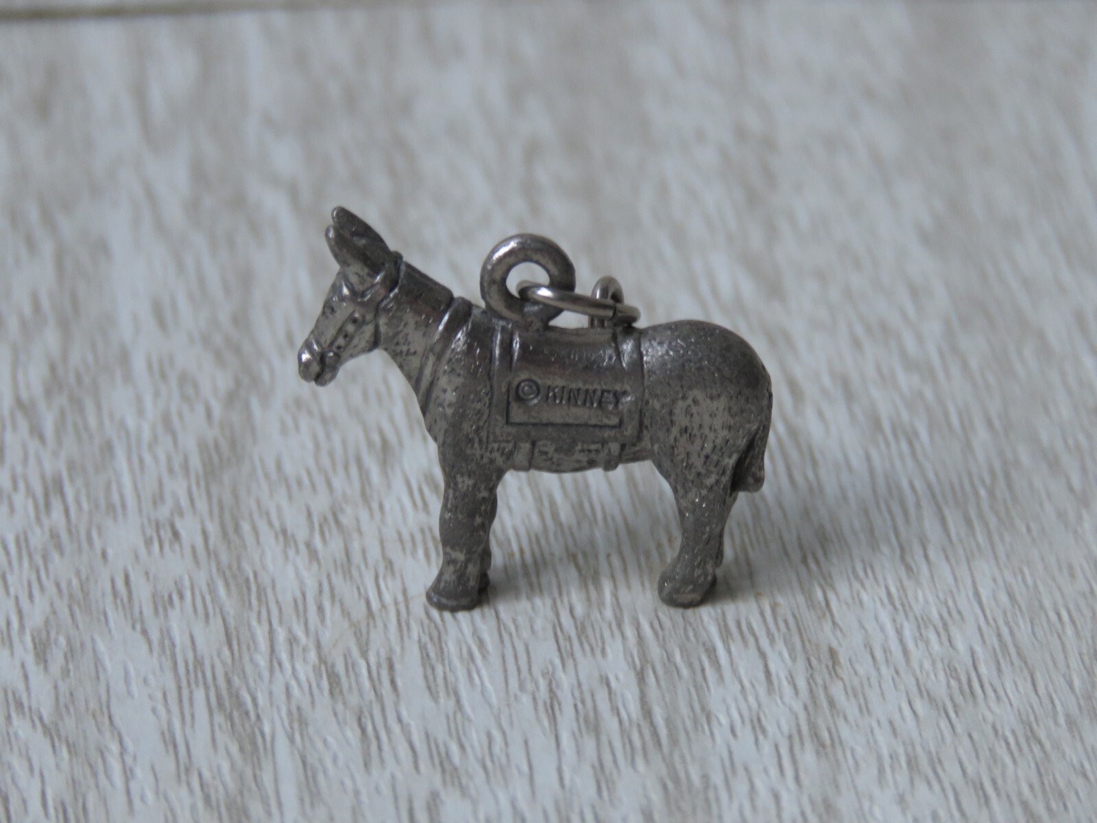 VTG Signed Kinney Sterling Silver Mule Donkey Animal A Bracelet Charm 0.75″