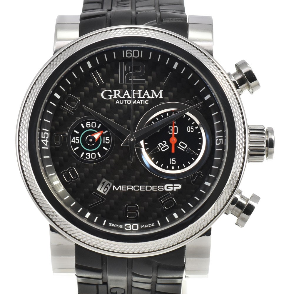 discount GRAHAM Mercedes GP Track Master 2MEAS.B01A Men’s Watch Q#146070
