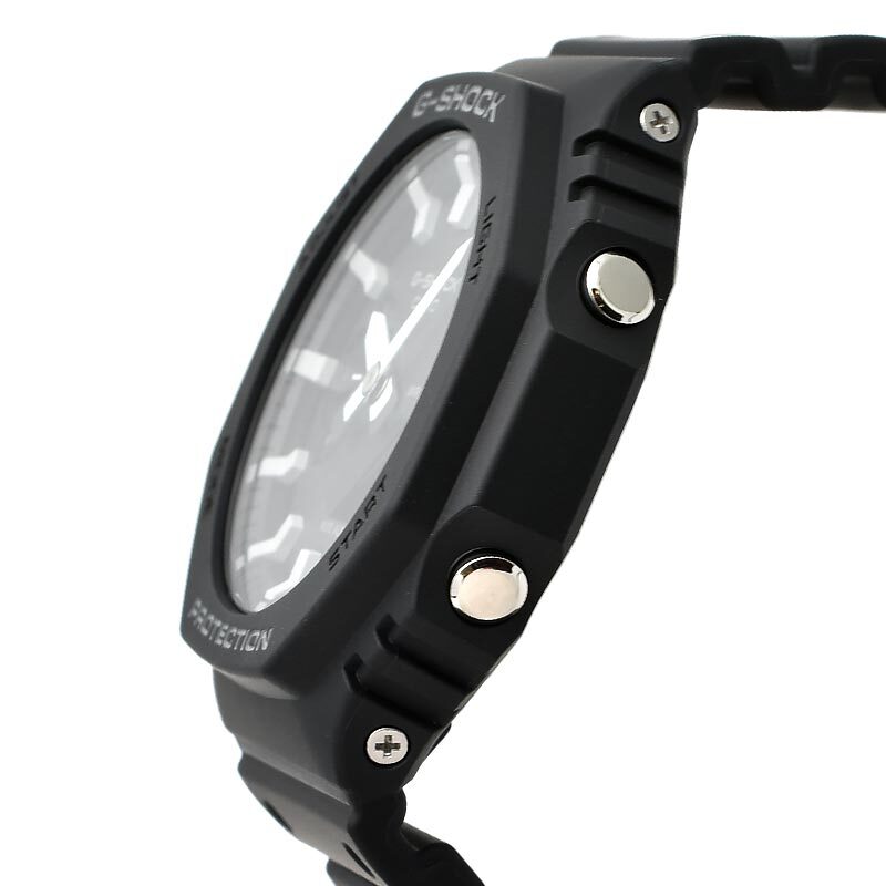 CASIO G-SHOCK GA-2100-1AJF Carbon Core Guard Watch Analog Digital Black Men’s