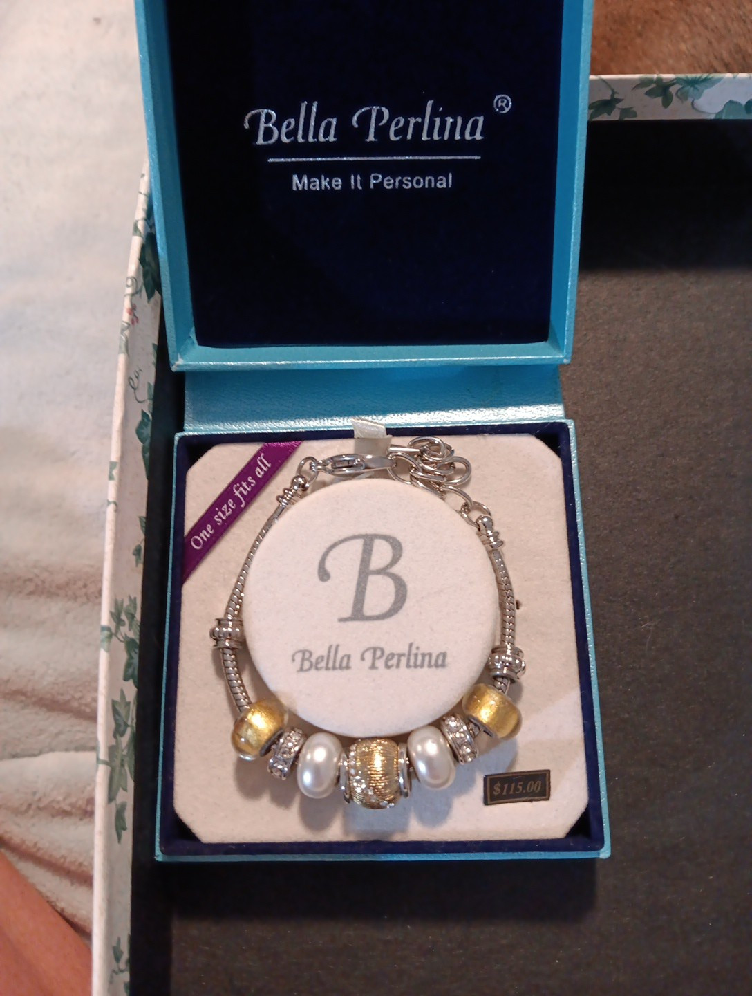 Bella Perlina Bracelet With Charms