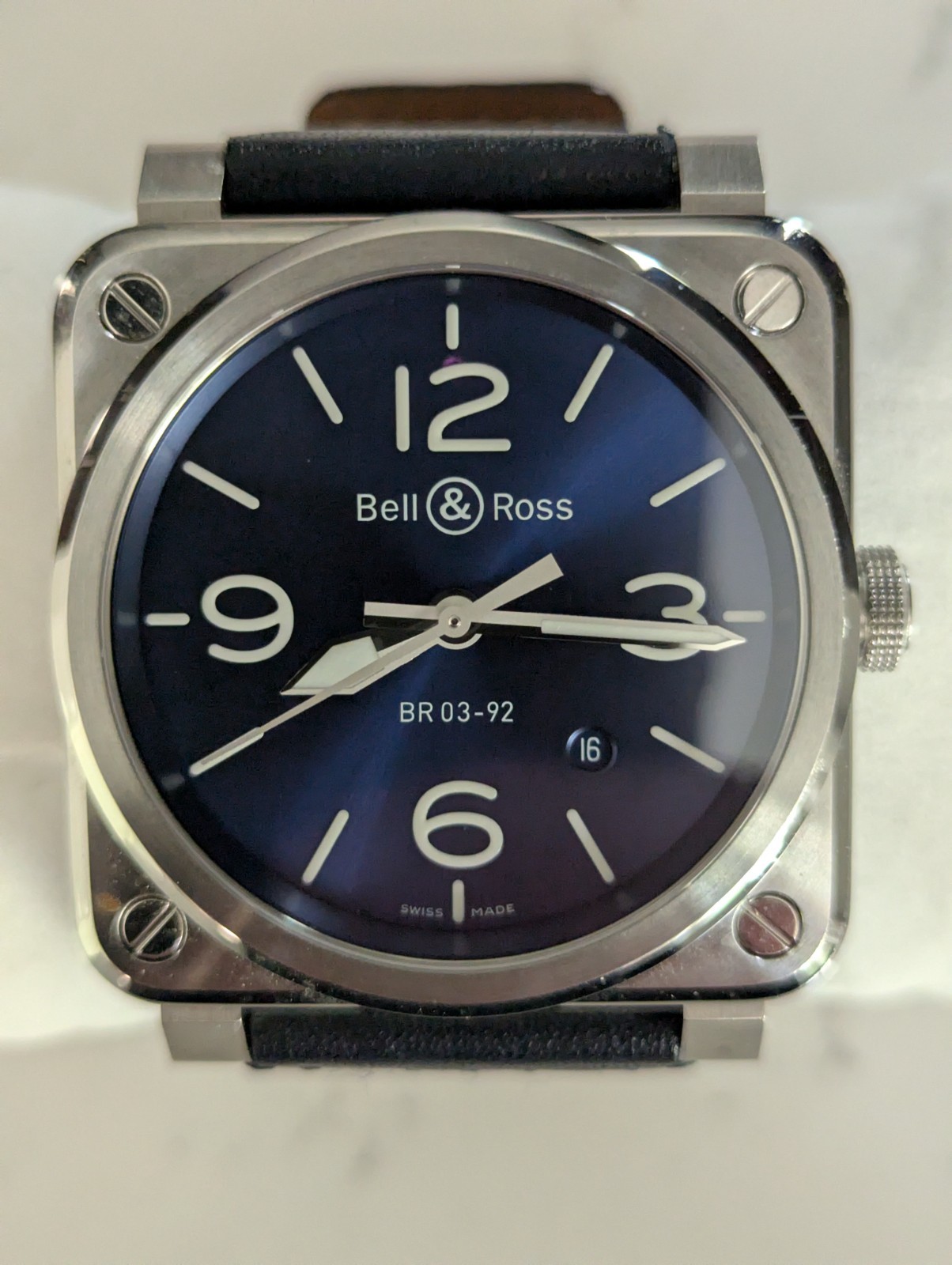 Bell & Ross BR03-92 Blue Steel BR0392-BLUE