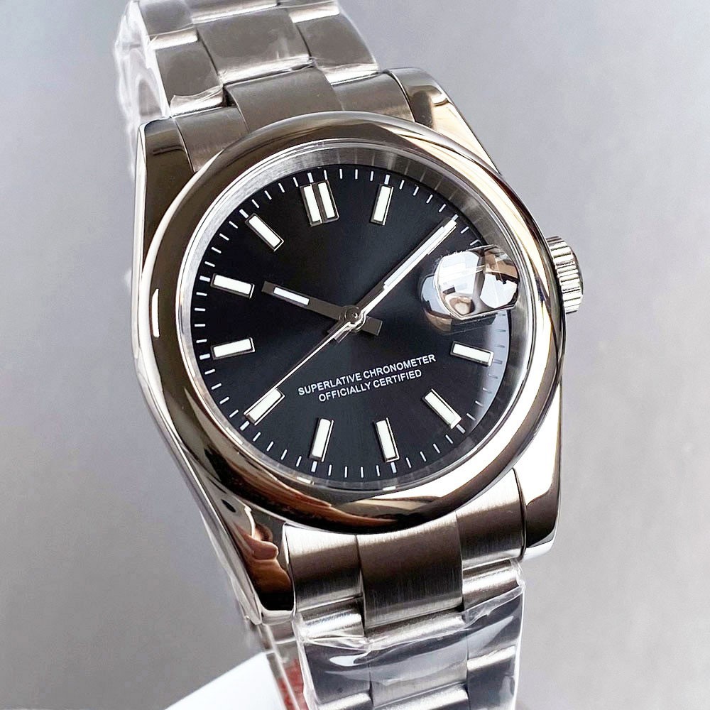 Tandorio 36/39mm Sapphire Sunburst Dial 20ATM Japan NH35 Auto Men Watch Lume