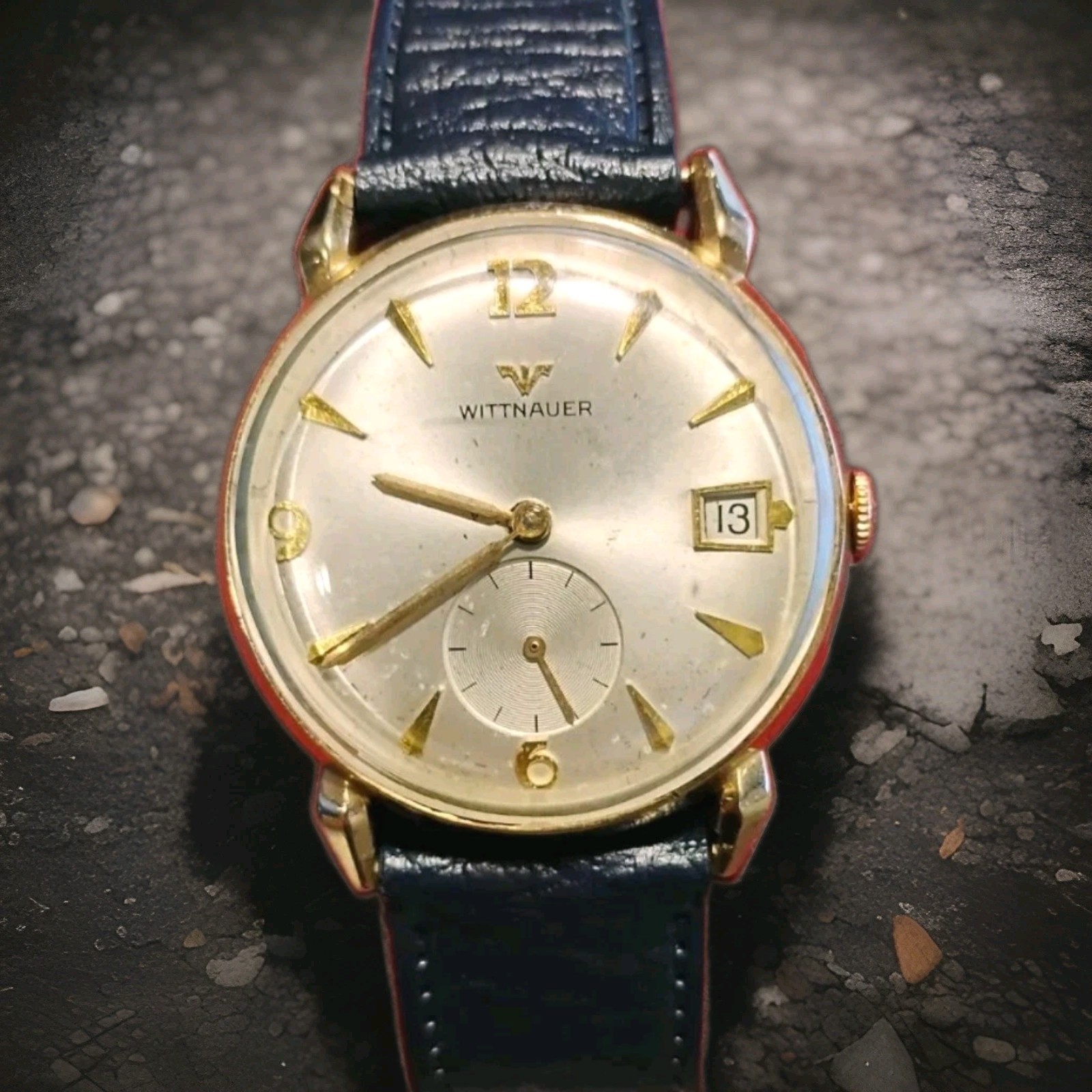 Wittnauer C11K 17j Men’s 10k Rolled Gold 33.35mm Wristwatch Beautiful Condition.