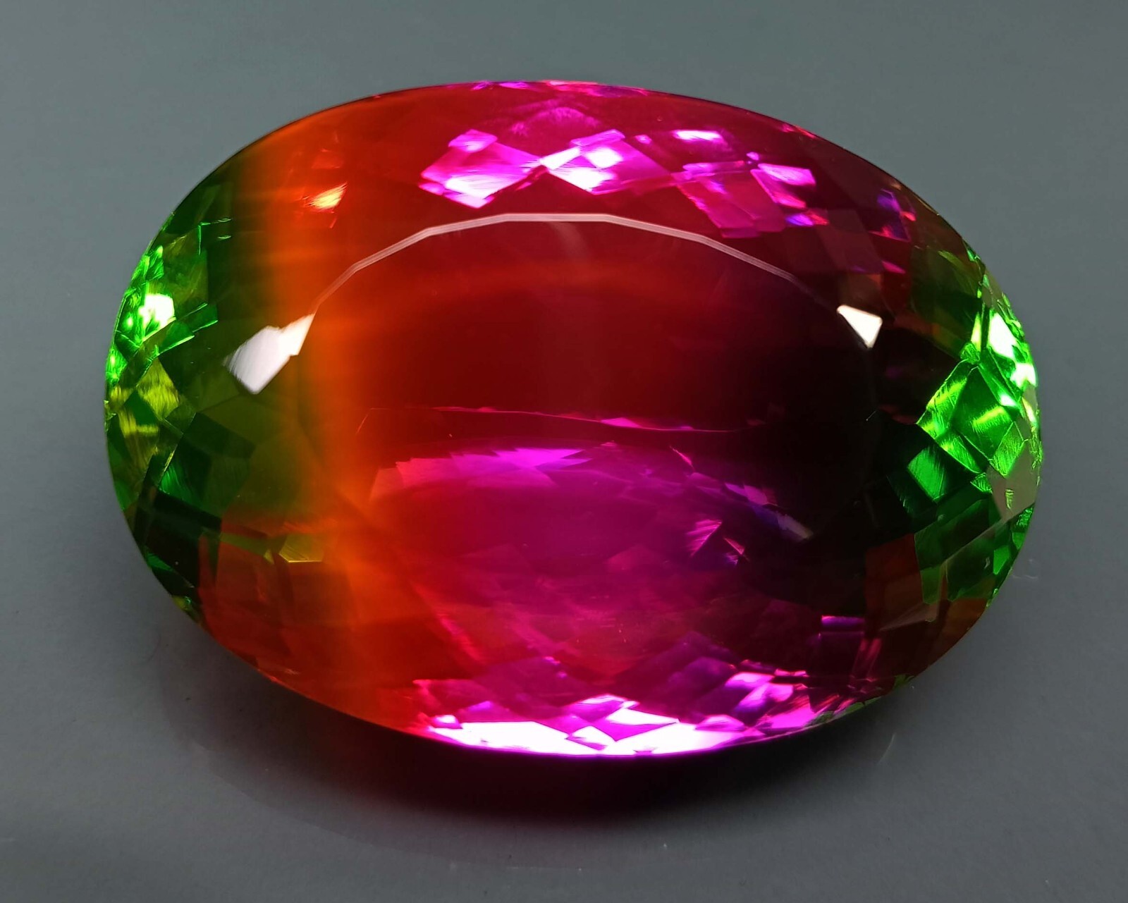 Ametrine Bi-Colour 75+ Ct Natural Oval Cut For Pendant Making Loose Gemstone