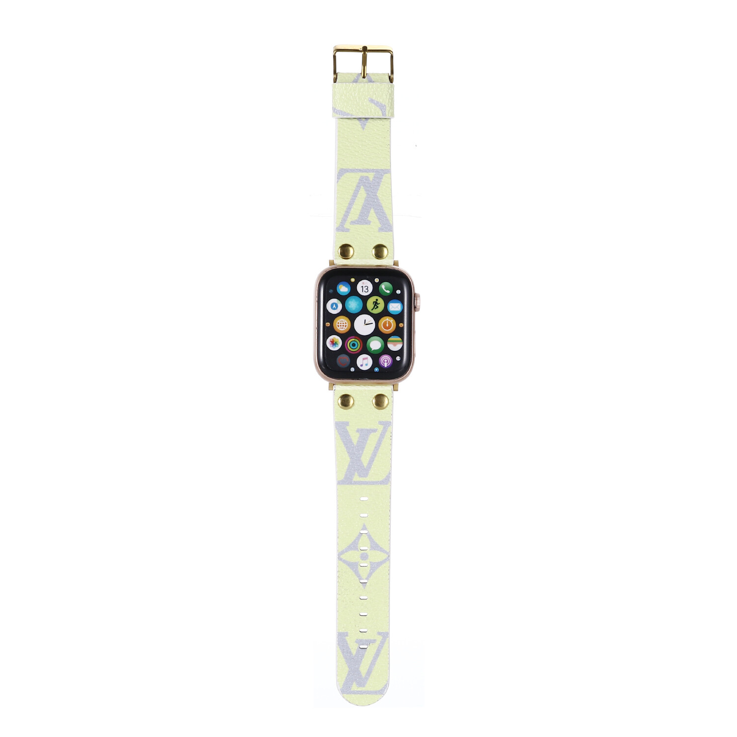 For Apple Watch Series 9/8/7/6/5/4 45mm 41mm 44mm 40mm SE Luxury Leather Strap