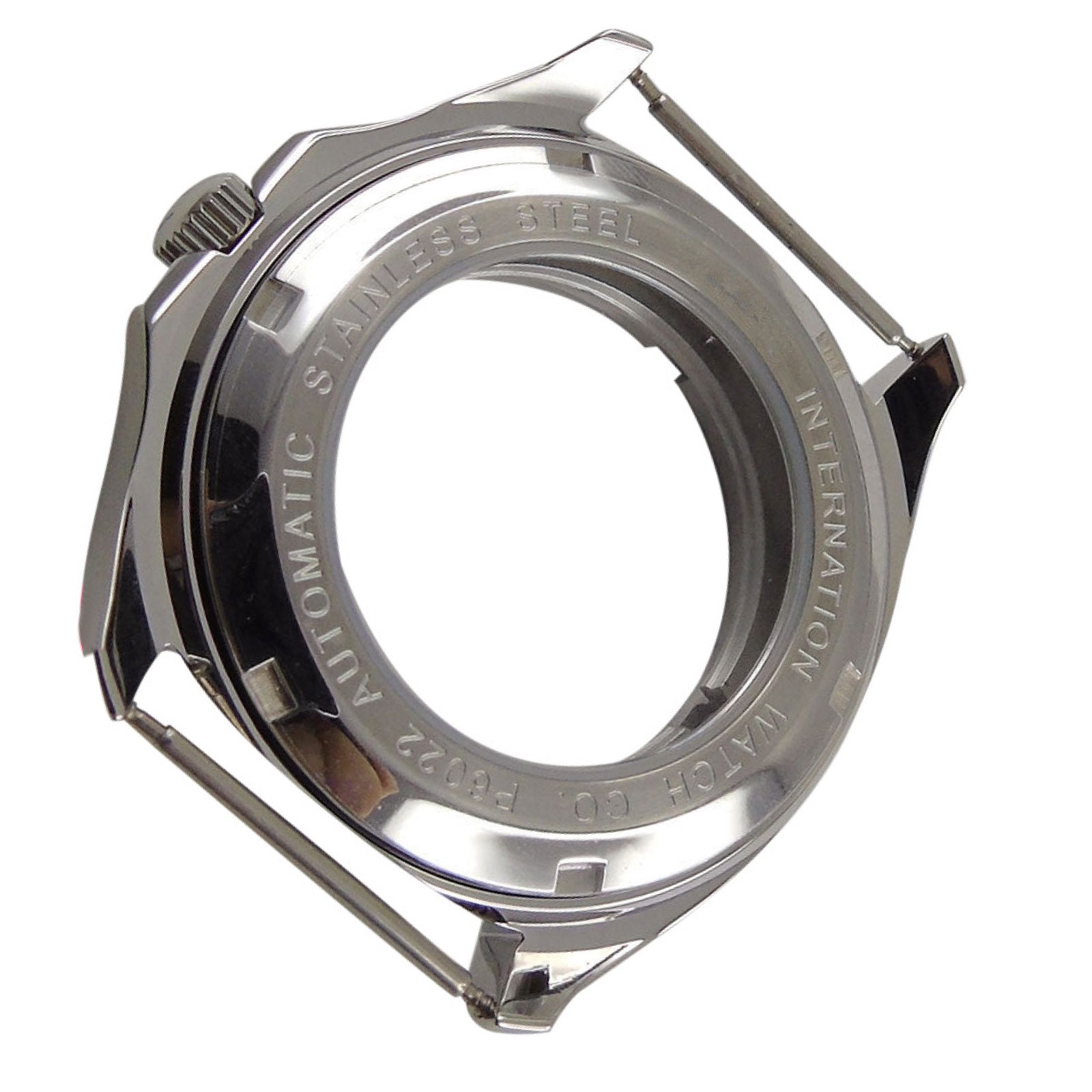 40mm Stainless Steel Sapphire Crystal Watch Case Replacement For ETA 2824 2836