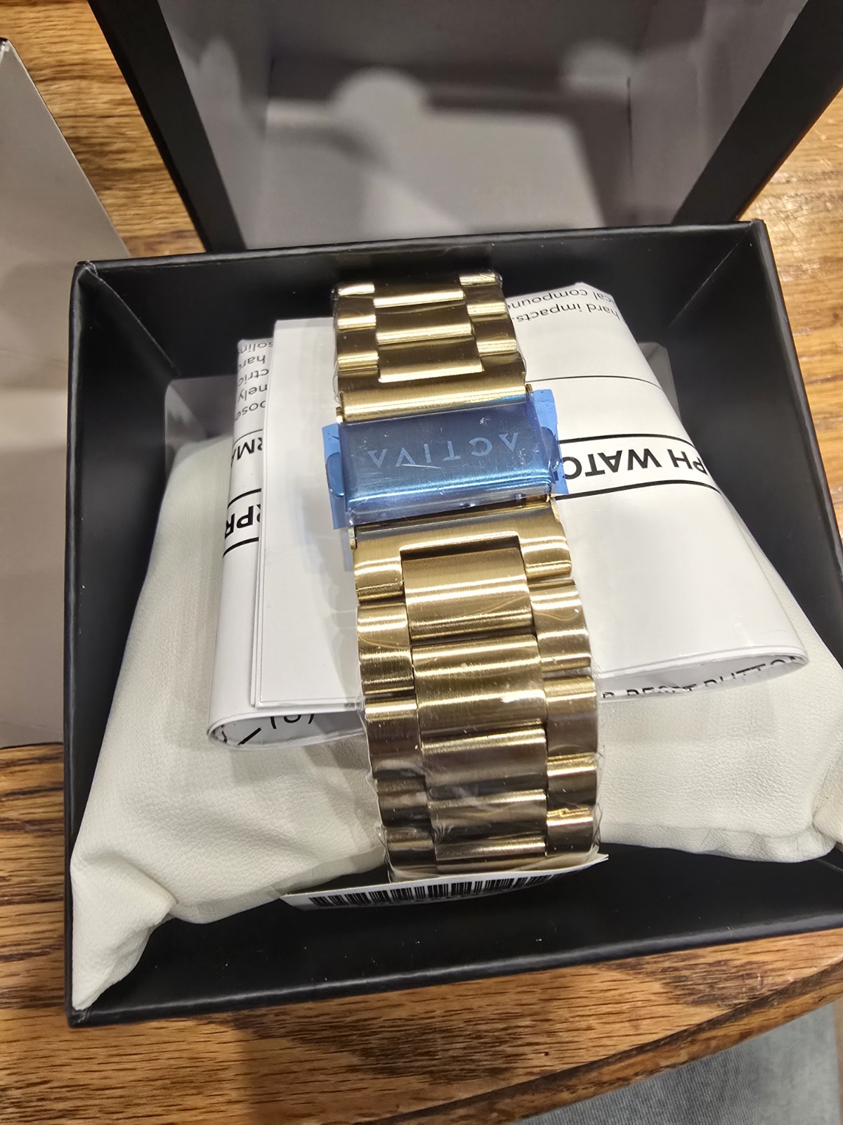 Activa X Invicta Digital Unisex Watch 45.5mm, Gold/White ACWM423-008